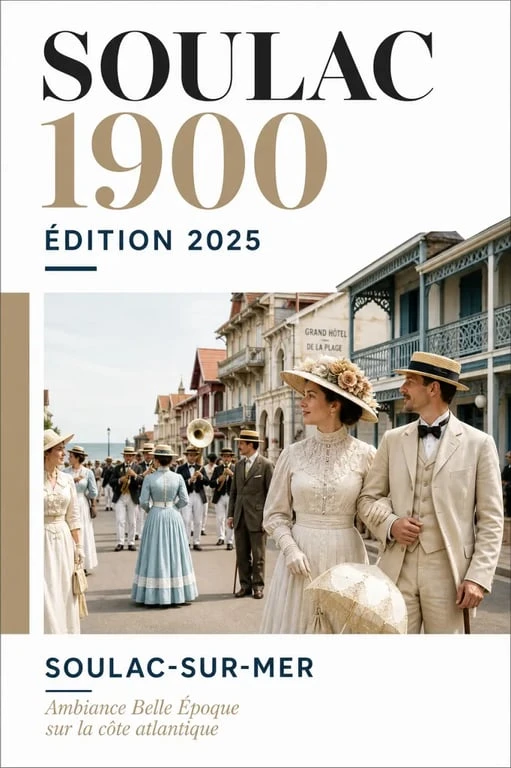 Soulac 1900 édition 2025, ambiance de fête Belle Époque à Soulac-sur-Mer