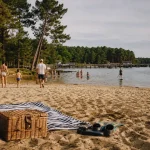 Lac Hourtin : plage surveillée et zone de baignade