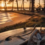 Que faire a toulouse : Lacanau surf et lac à la golden hour