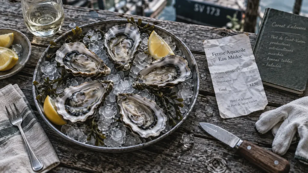 Huîtres à Saint-Vivien-de-Médoc : la ferme, le marché ou le restaurant selon votre besoin