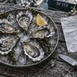 Huîtres saint vivien de médoc sur glace au port