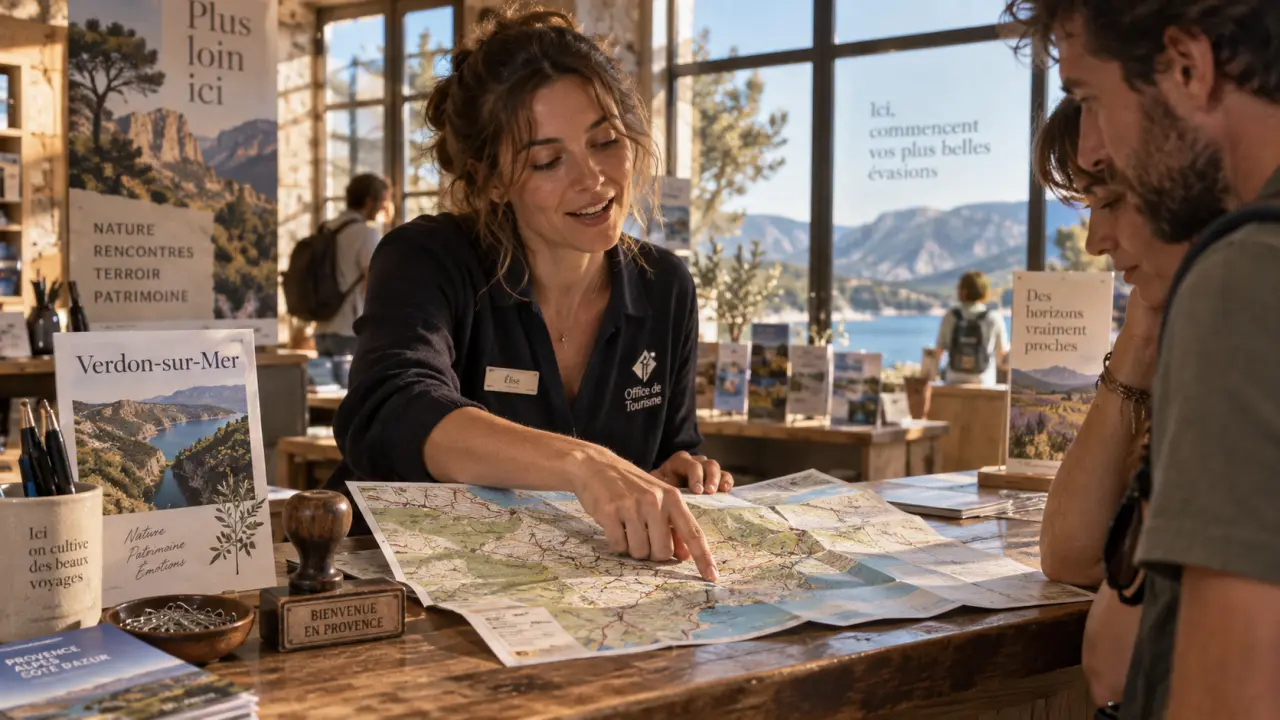 Office du tourisme le verdon : accueil Verdon-sur-Mer, cartes et renseignements