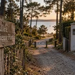 Chemin du Vieux Port 33680 Lacanau Médoc : panneau Allée du Vieux Port